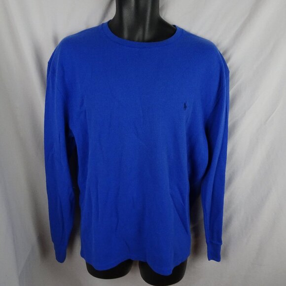 Polo Ralph Lauren Sleepwear Men Long Sleeves 100% Cotton Shirt Size XL - Picture 1 of 9